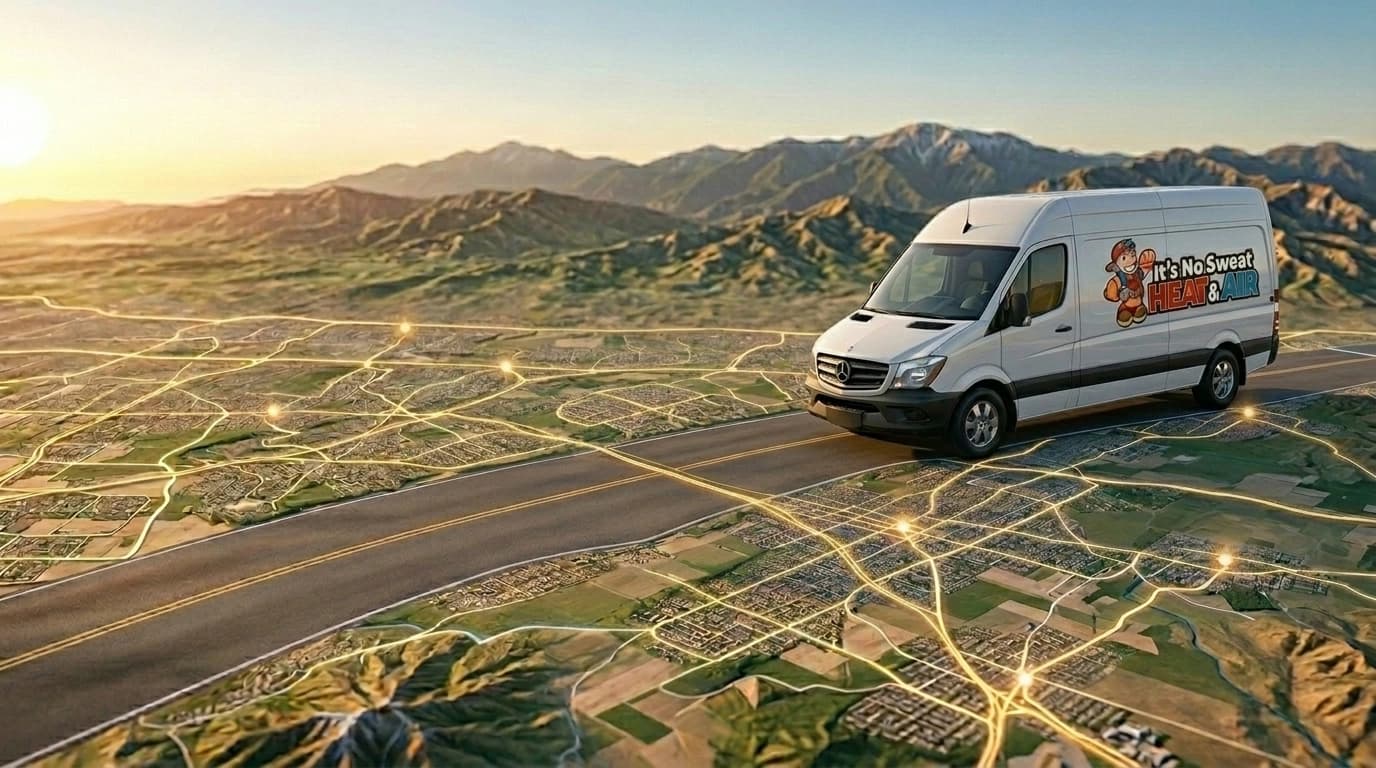 It's No Sweat Heating & Air Conditioning Van
